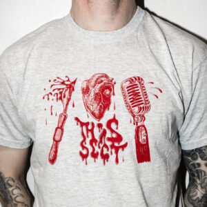 This Sect - T-skjorte - Heather Grey Heart