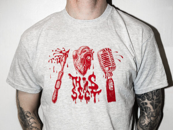 This Sect - T-skjorte - Heather Grey Heart