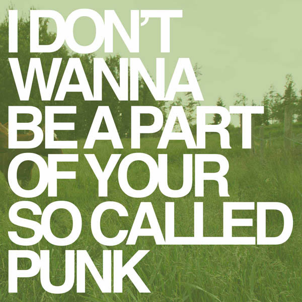 I Dont Wanna Be A Part Of Your So Called Punk - Tonehjulet-Samler LP