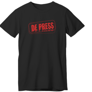 De Press - Rødt Stempel - T-skjorte