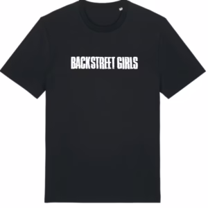 Backstreet Girls - T-skjorte - Svart m/logo på kassa