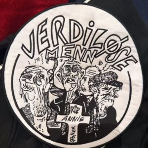 Verdiløse Menn - Ryggpatch (26cm x 26cm)